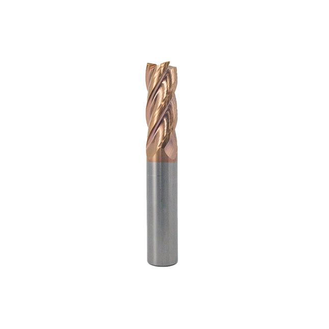 BTB 4 Flute Solid Carbide Endmill-Coated/BEN4-4MM X 10 FL X 50 OAL 4FLT