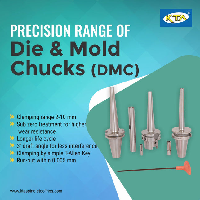 KTA Cylindrical Shank Die & Mould Chuck DMC 06