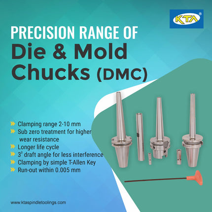 KTA Cylindrical Shank Die & Mould Chuck DMC 10