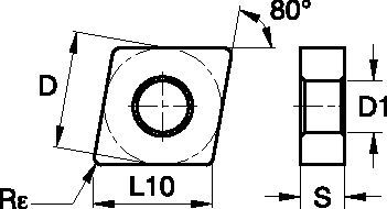 MRW CNMG190612MRT2/MR2000P