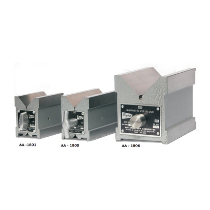 Crystal Magnetic V-Blocks Series AA-180-PAIR