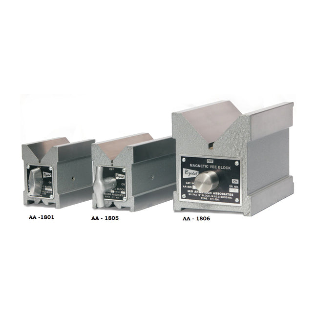 Crystal Magnetic V-Blocks Series AA-180-PAIR