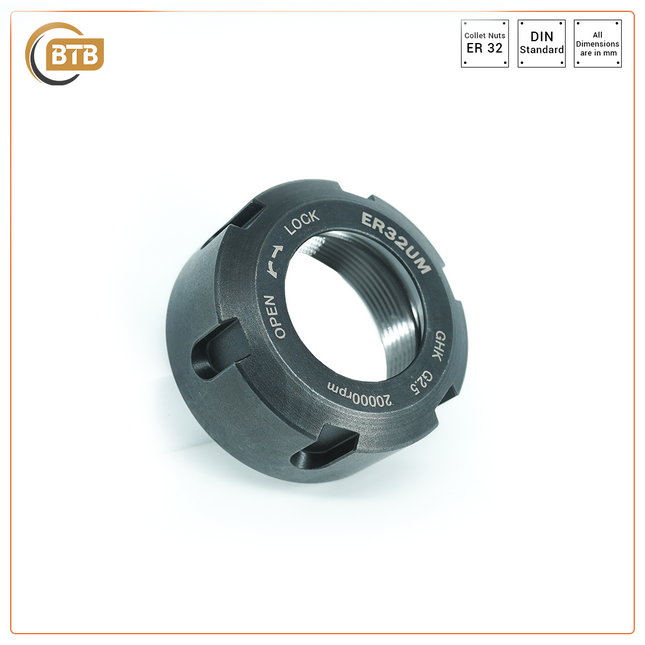 ER32 Slotted Nuts