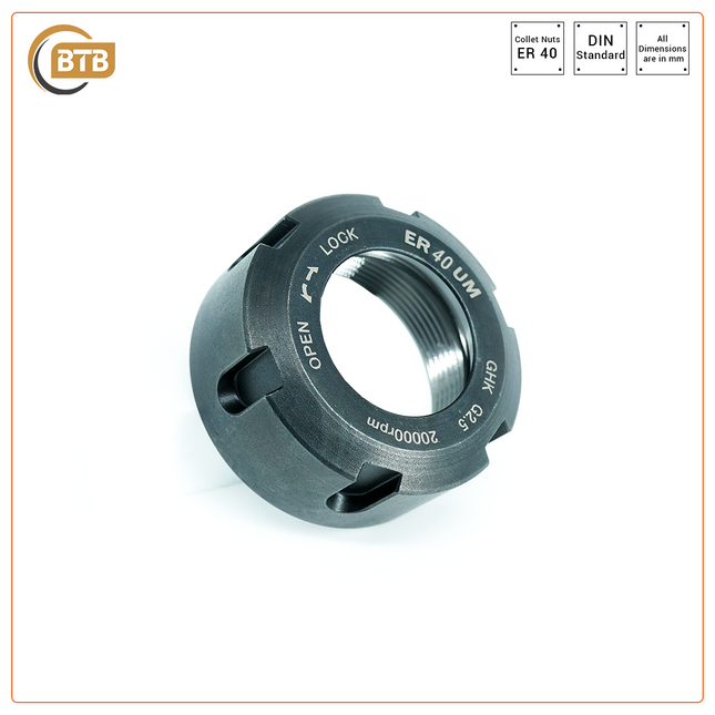 ER40 Slotted Nuts