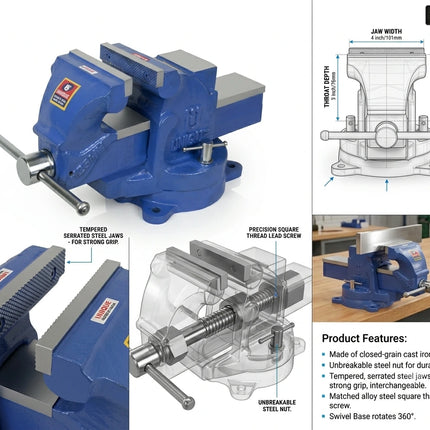 Bench Vise Unique u301 S