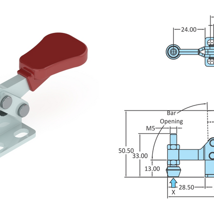 Steelsmith H-Series Miniature Clamps