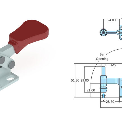 Steelsmith H-Series Miniature Clamps