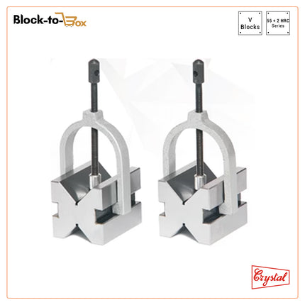 Hardened & Ground 'V’ Blocks With Clamps - Series AA-171