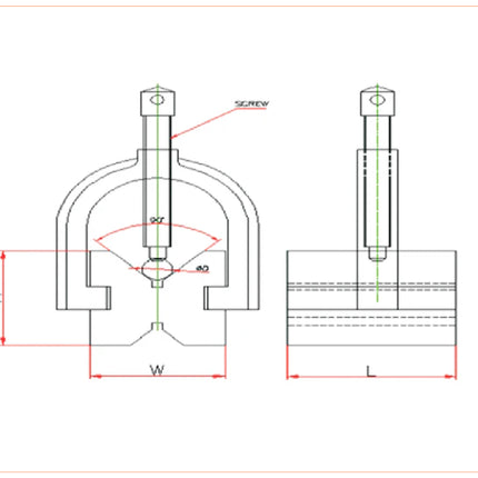 Hardened & Ground 'V’ Blocks With Clamps - Series AA-171