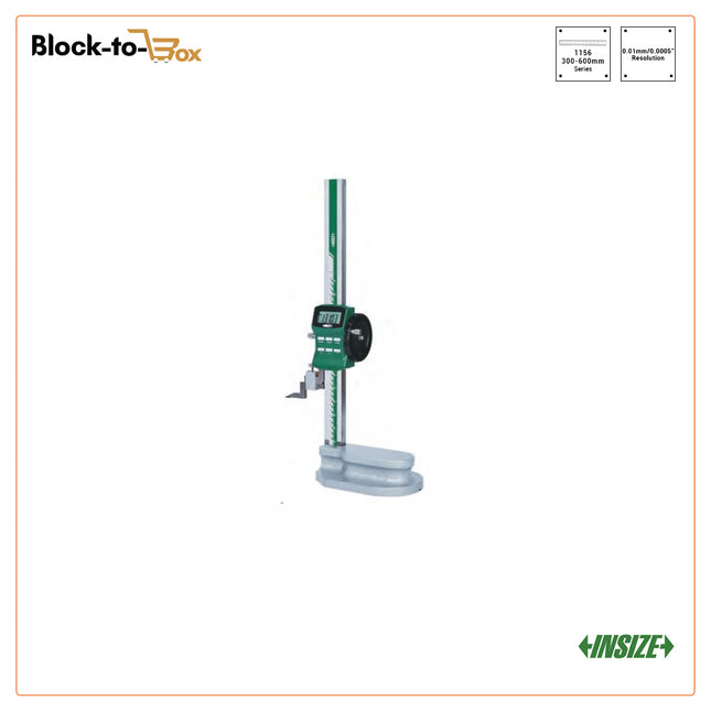 Insize Digital Height Gage With Driving Wheel-1156 Series