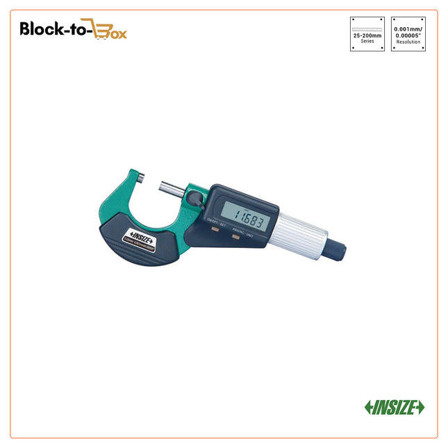 Insize Digital Outside Micrometers(Basic Type,Without Data Output)