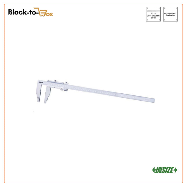 Insize Vernier Calipers-Long Range (Separate Type)-1214 Series