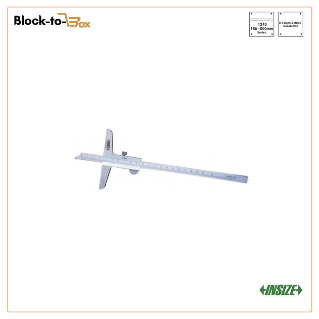 Insize Vernier Depth Gage (Standard Type)-1240 Series