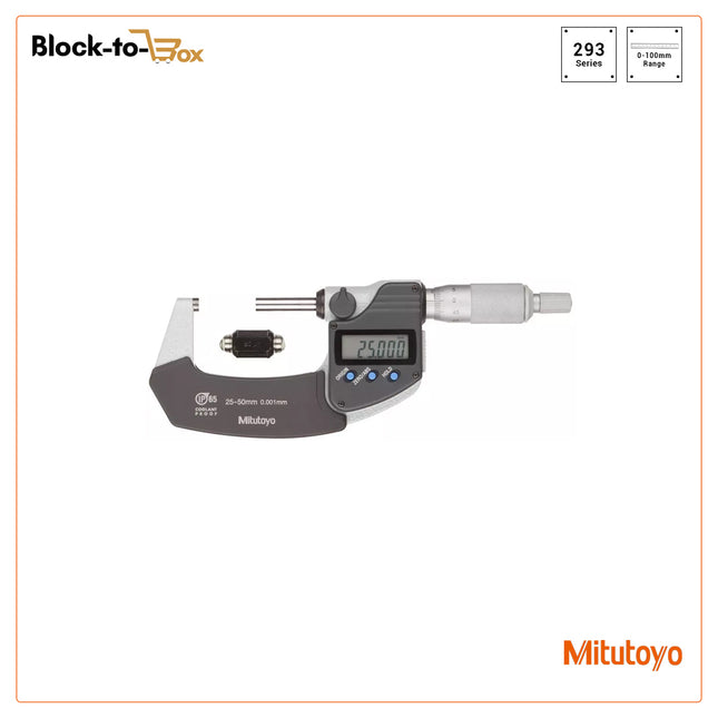 Mitutoyo Digital Outside Micrometer With Data Output