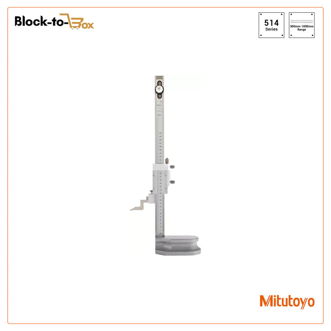 Mitutoyo Height Gauge Single Column-514 Series