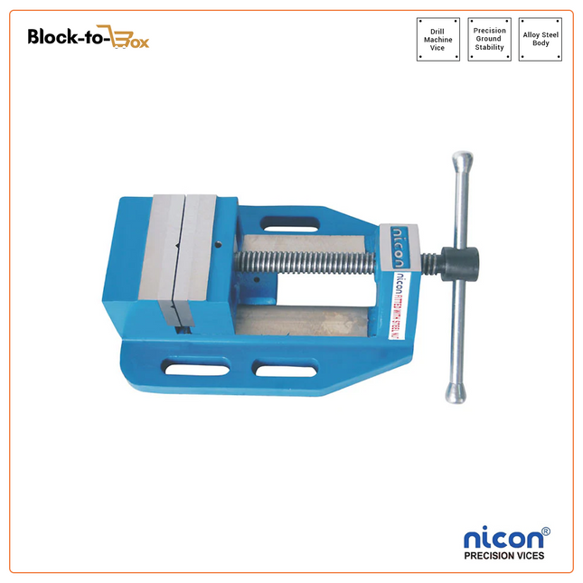 N-163 Nicon Drill Machine Vice Deluxe Model