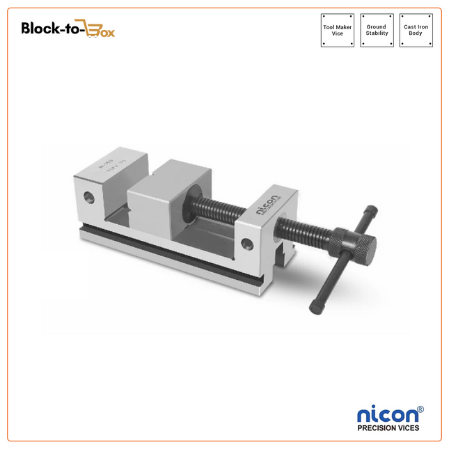 N-168 Nicon Precision Tool Maker's Vice (Screw Type)