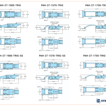 PAH 27 TRIG Clamps