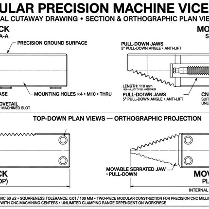 Precision Machine Vice Unique 