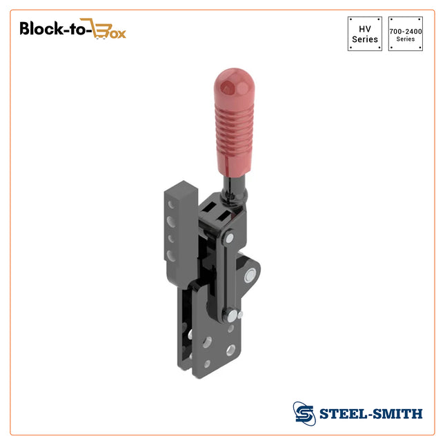 Steelsmith H.V. Series Toggle Clamps Straight Base
