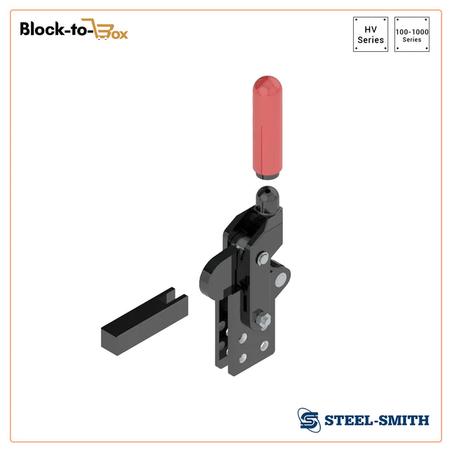 Steelsmith H.V. Series Toggle Clamps Straight Base