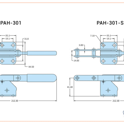 Steelsmith PAH-301 Medium Duty Pull Action Clamps