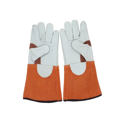 Welding Gloves Leather, BTB 12.5" Heavy Duty ( Pack of 5)