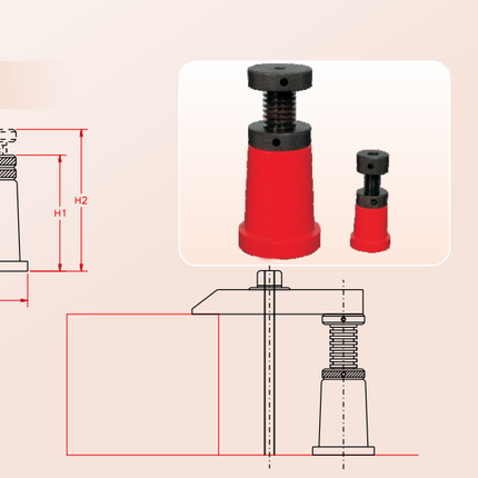 Clati Screw Jack (With Ring Type  Locknut)