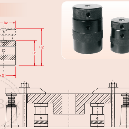 Clati Screw Jack with Steel  Body