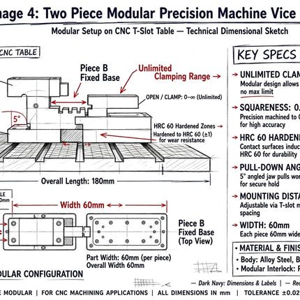 Precision Machine Vice Unique U3434