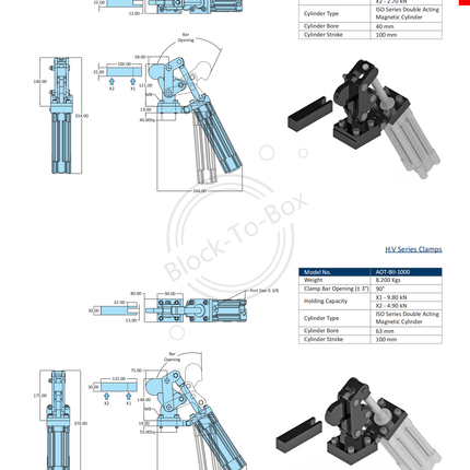 H.V Series Clamps