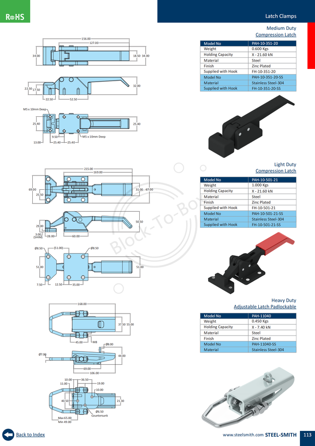 Medium Duty Compression Latch