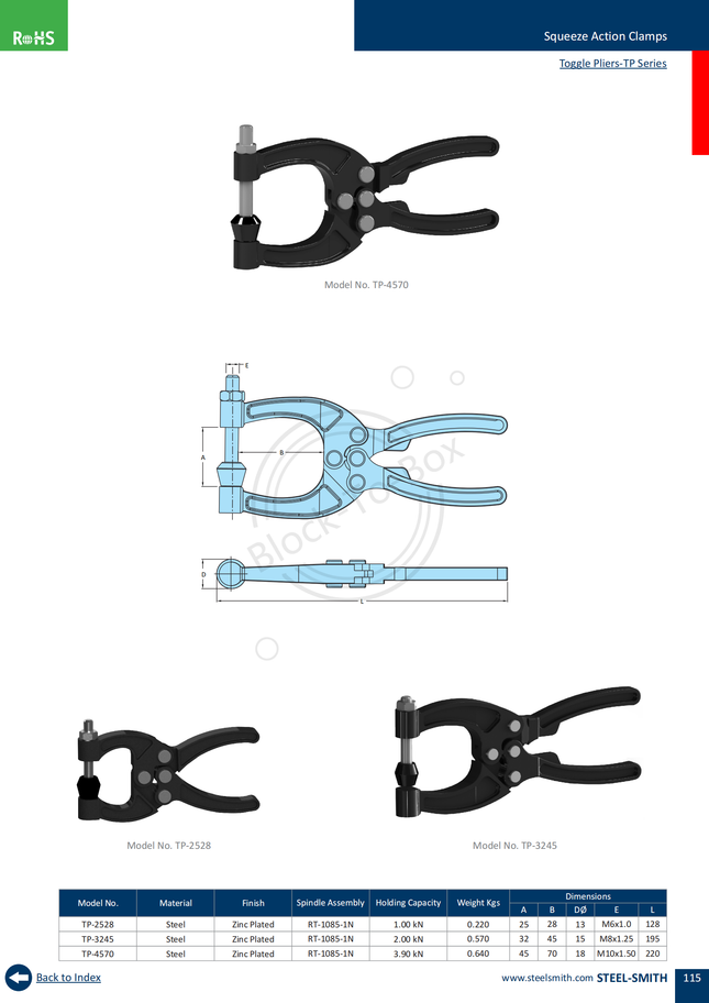 Toggle Pliers-TP Series