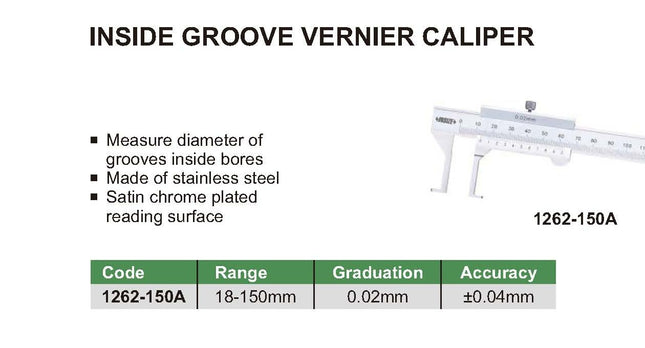 Insize Groove Vernier Caliper