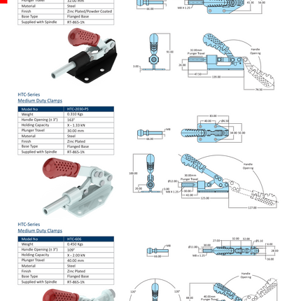 HTC-Series Medium Duty Clamps