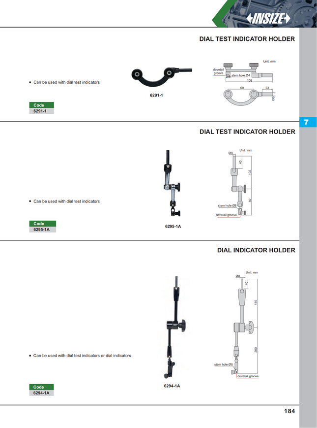 Insize Dial Indicator Holder