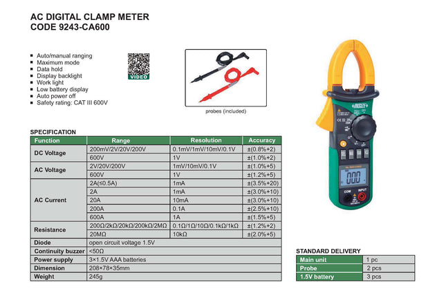 Insize AC Clamp Meter