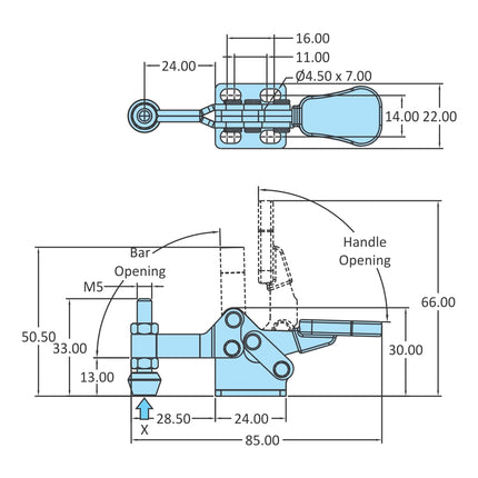 H-Series Miniature Clamps