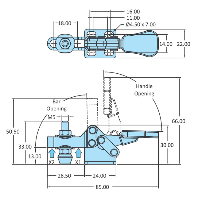 H-Series Miniature Clamps