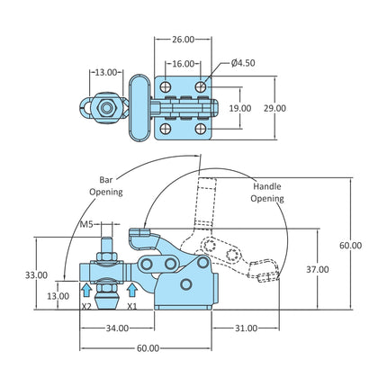 H-Series Miniature Clamps