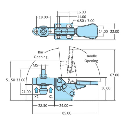 H-Series Miniature Clamps