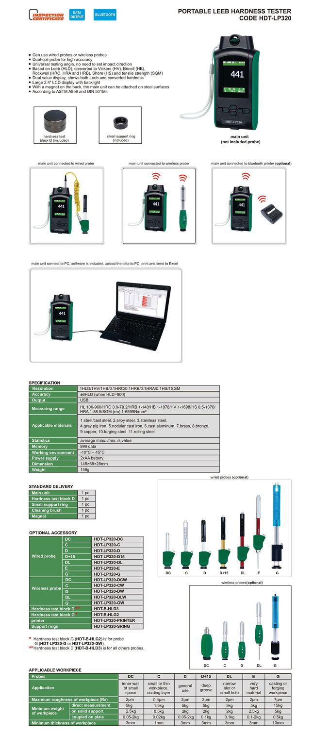 Insize Portable LEEB Hardness Tester