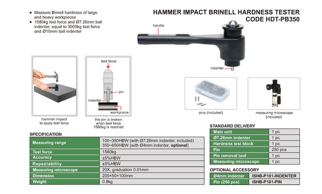 Insize Portable LEEB Hardness Tester (Basic Type)