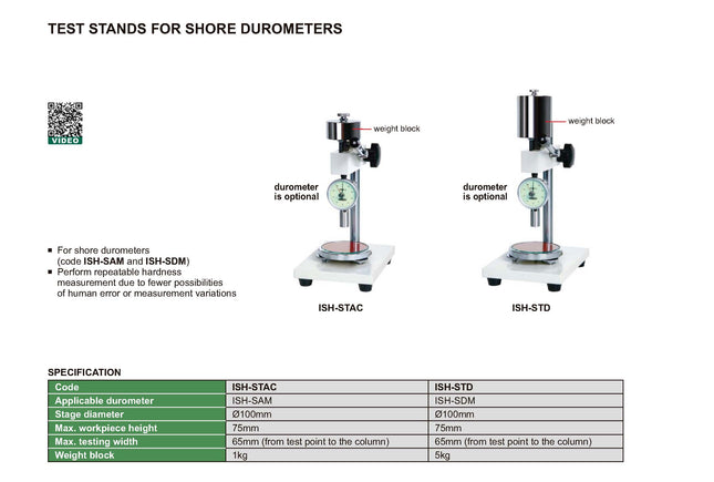 Insize Test Stand For Shore Durometers