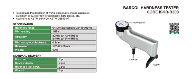 Insize Barcol Hardness Tester