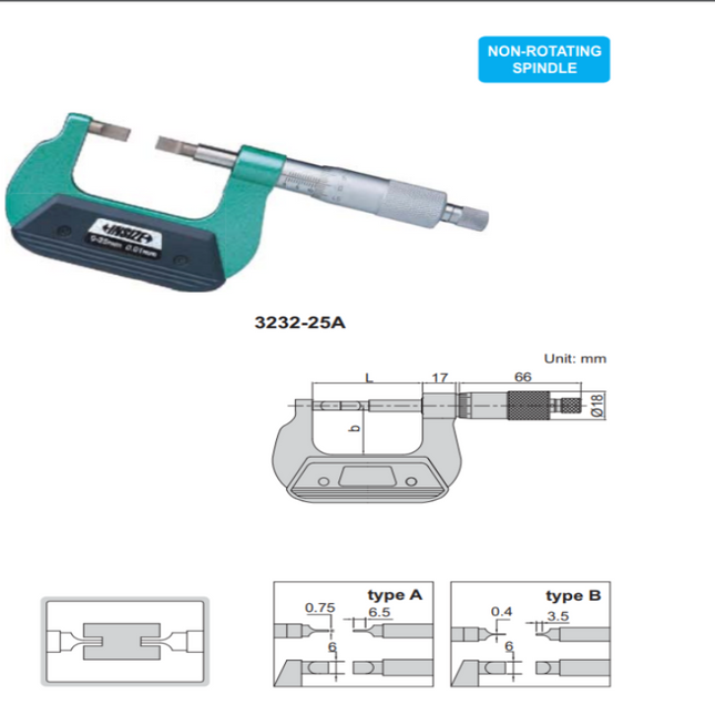 Insize Blade Micrometer