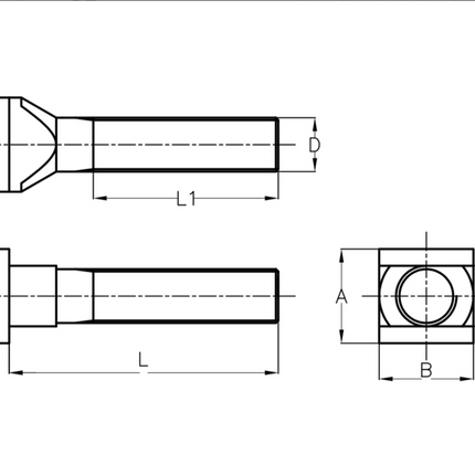 Tisa Forged T-Bolt M12