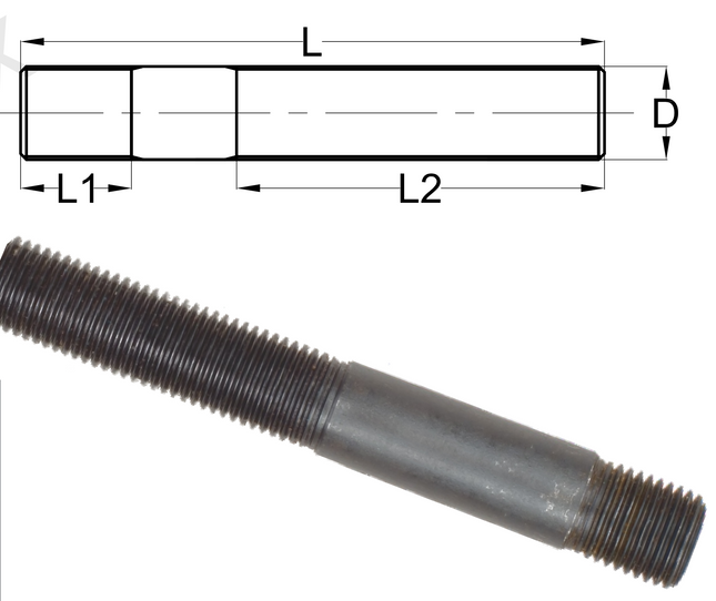 Tisa Clamping Stud M24