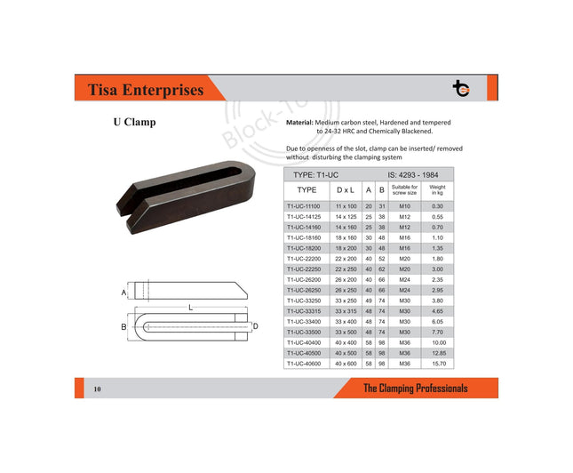 Tisa U-Clamp